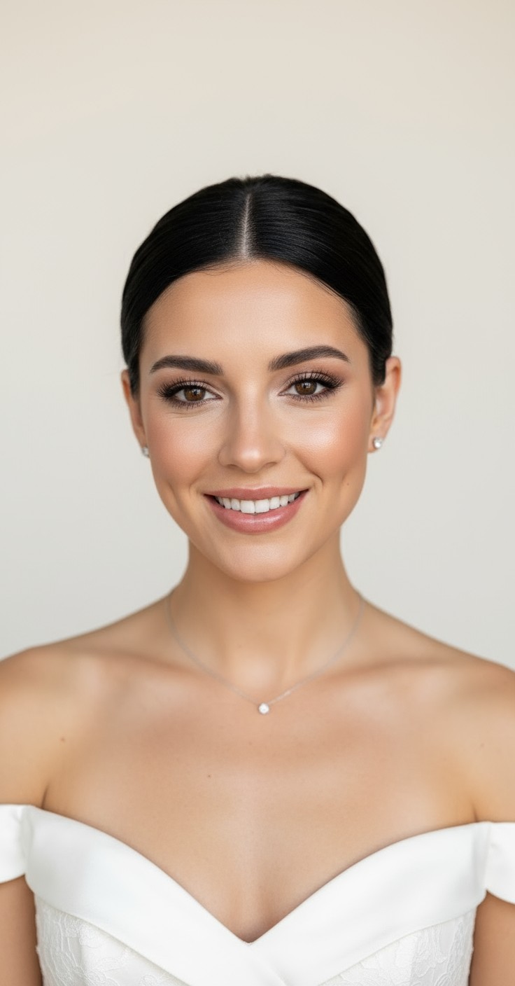 After Black Bridal Updo